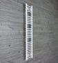 Towel Rail Only 200mm Wide 1400mm High Flat White Heated Towel Rail Radiator
