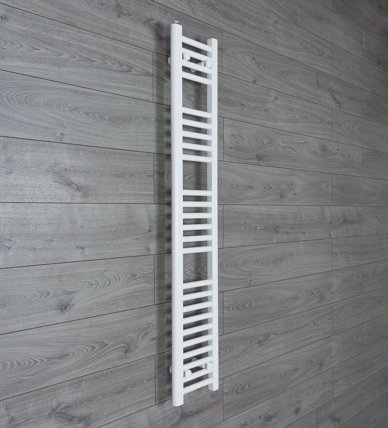 Towel Rail Only 200mm Wide 1400mm High Flat White Heated Towel Rail Radiator