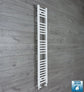 With Straight Valve 200mm Wide 1400mm High Flat White Heated Towel Rail Radiator