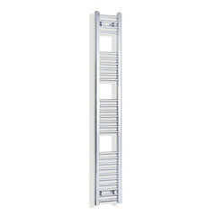 Towel Rail Only 200mm Wide 1600mm High Flat Chrome Heated Towel Radiator