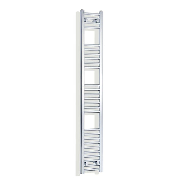 Towel Rail Only 200mm Wide 1600mm High Flat Chrome Heated Towel Radiator