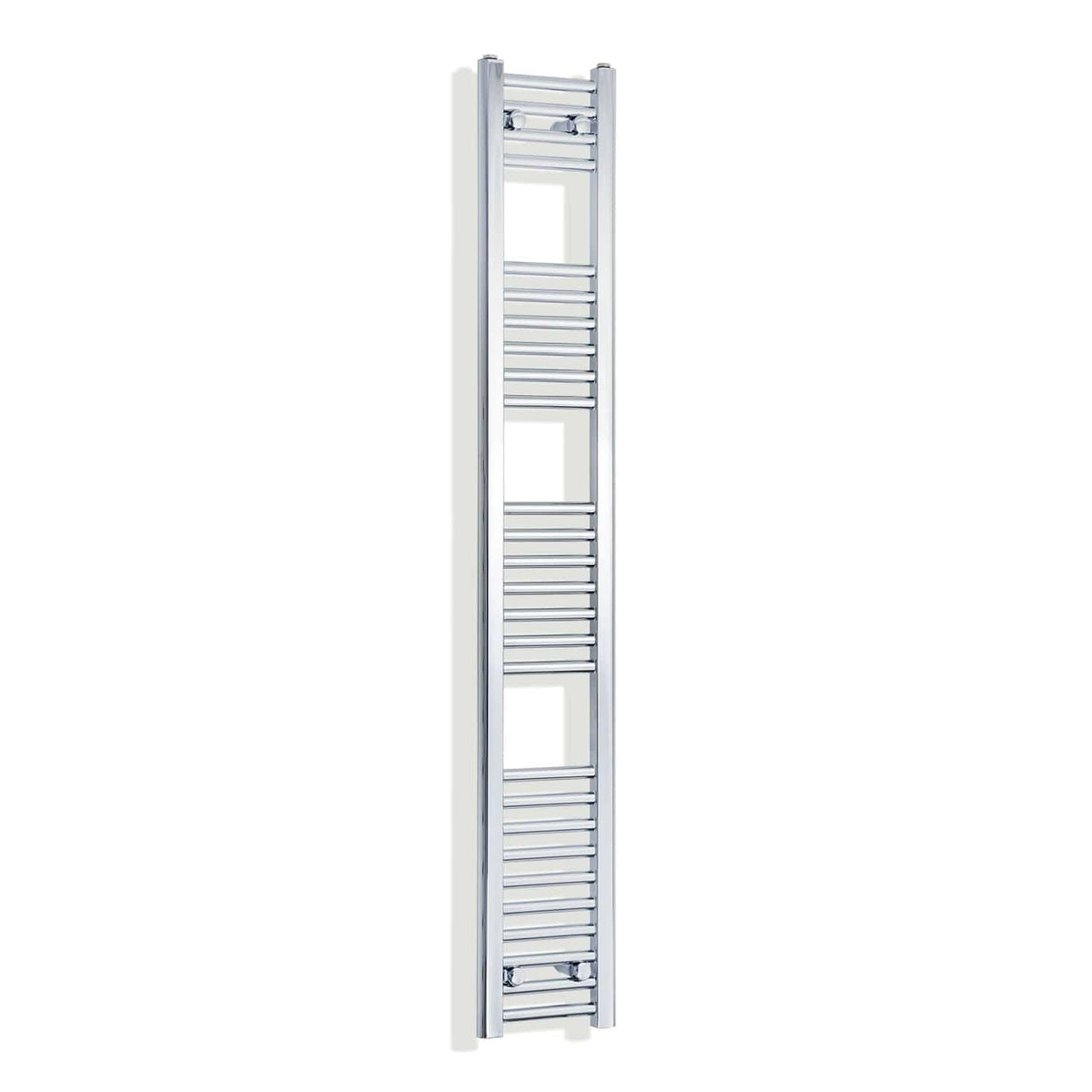 Towel Rail Only 200mm Wide 1600mm High Flat Chrome Heated Towel Radiator
