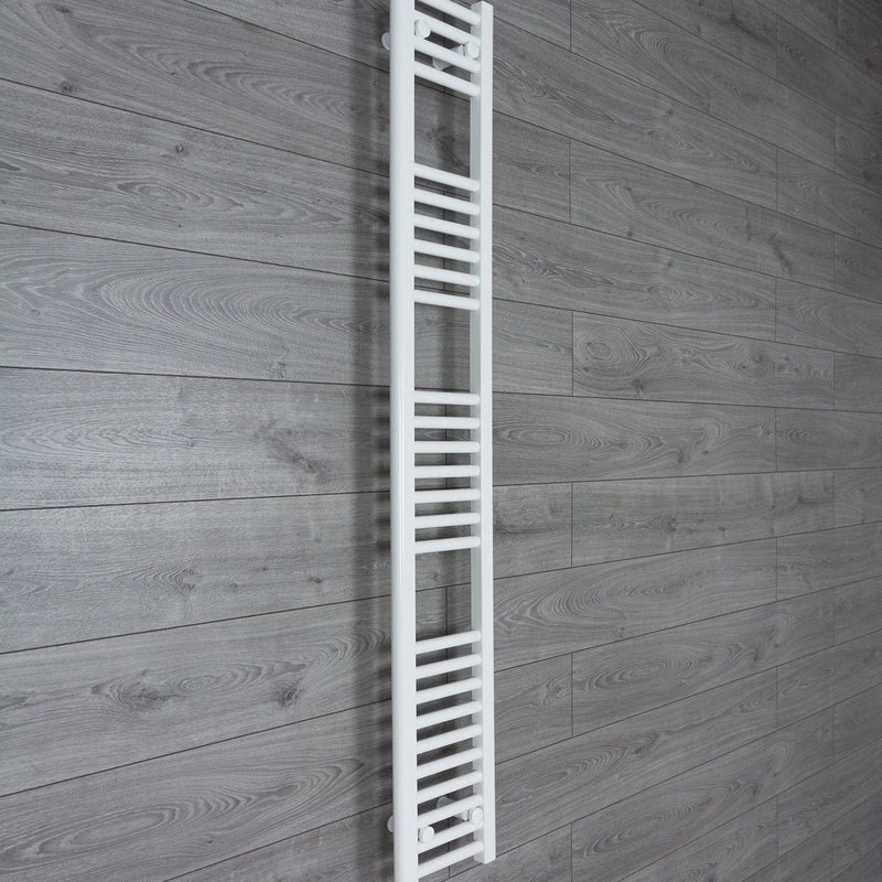 Towel Rail Only 200mm Wide 1600mm High Flat White Heated Towel Rail Radiator HTR