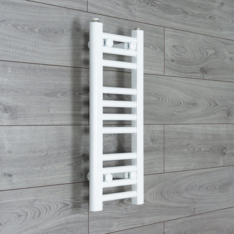 Towel Rail Only 200mm Wide 600mm High Straight White Heated Towel Radiator