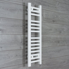 Towel Rail Only 200mm Wide 800mm Flat White Heated Towel Rail Radiator HTR