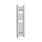 Towel Rail Only 200mm Wide 800mm High Flat Chrome Heated Towel Rail Radiator
