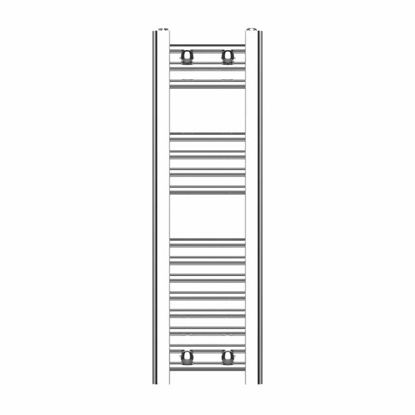 250 x 800 Chrome Dual Fuel Flat Heated Towel Rail