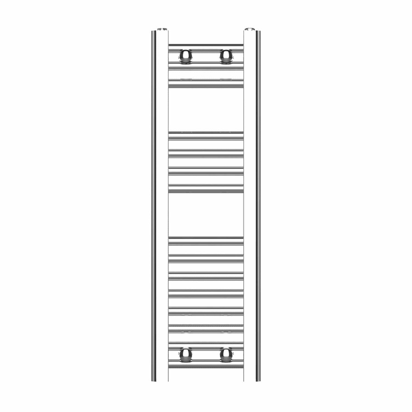 250 x 800 Chrome Dual Fuel Flat Heated Towel Rail