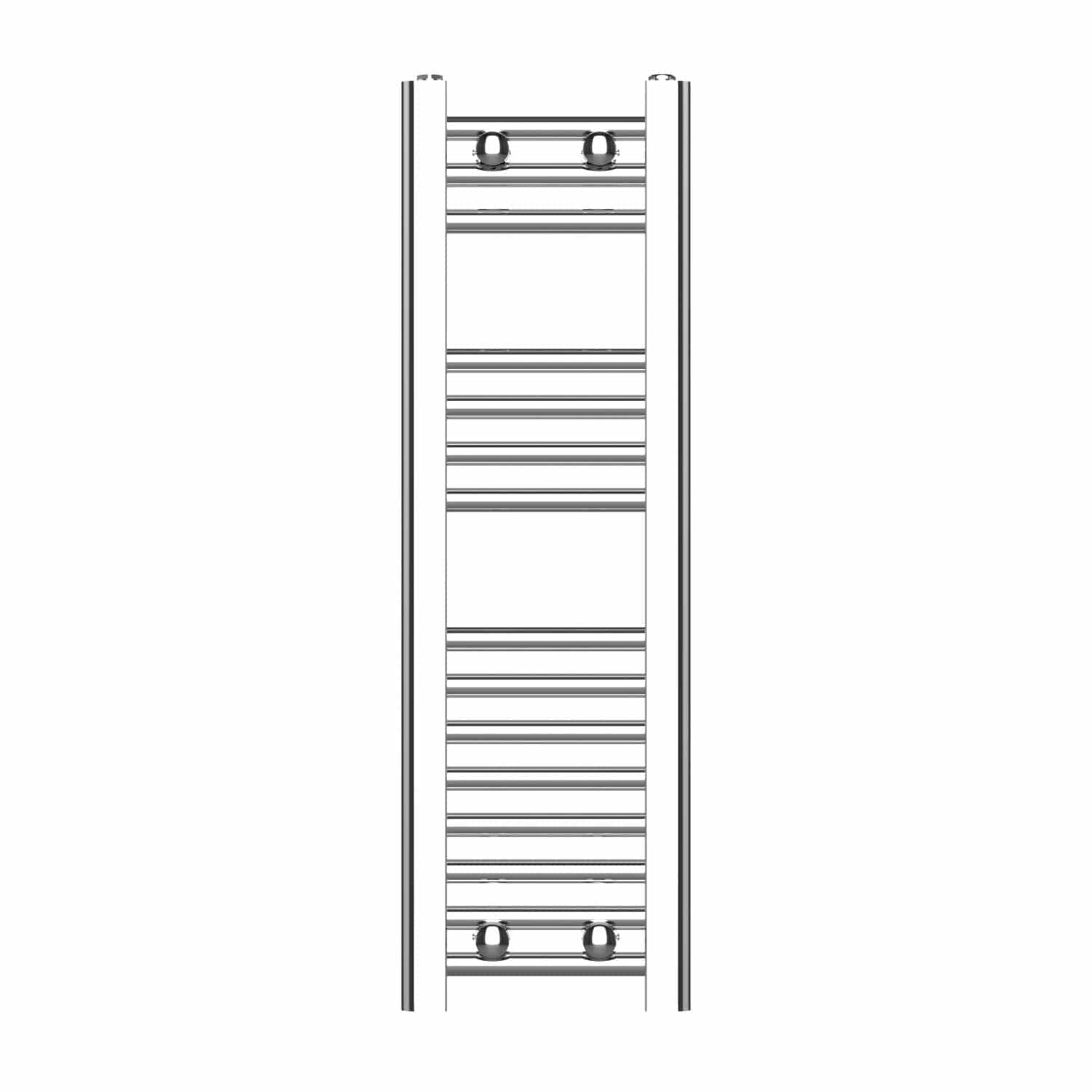 250 x 800 Chrome Dual Fuel Flat Heated Towel Rail