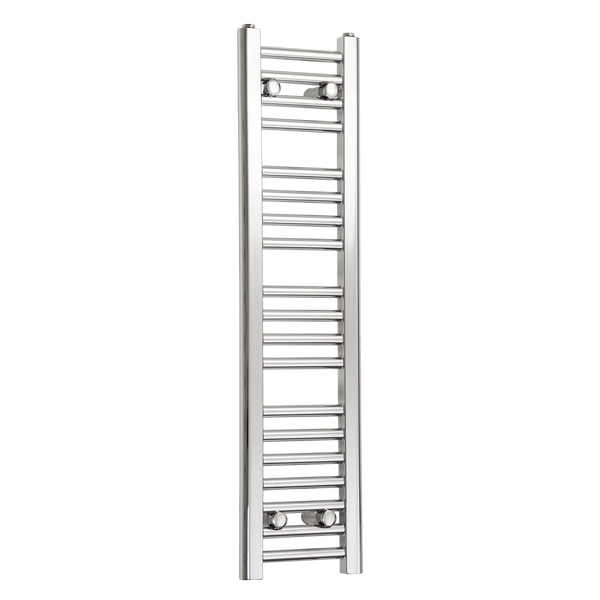 Towel Rail Only 250mm Wide 1000mm High Flat Chrome Heated Towel Radiator