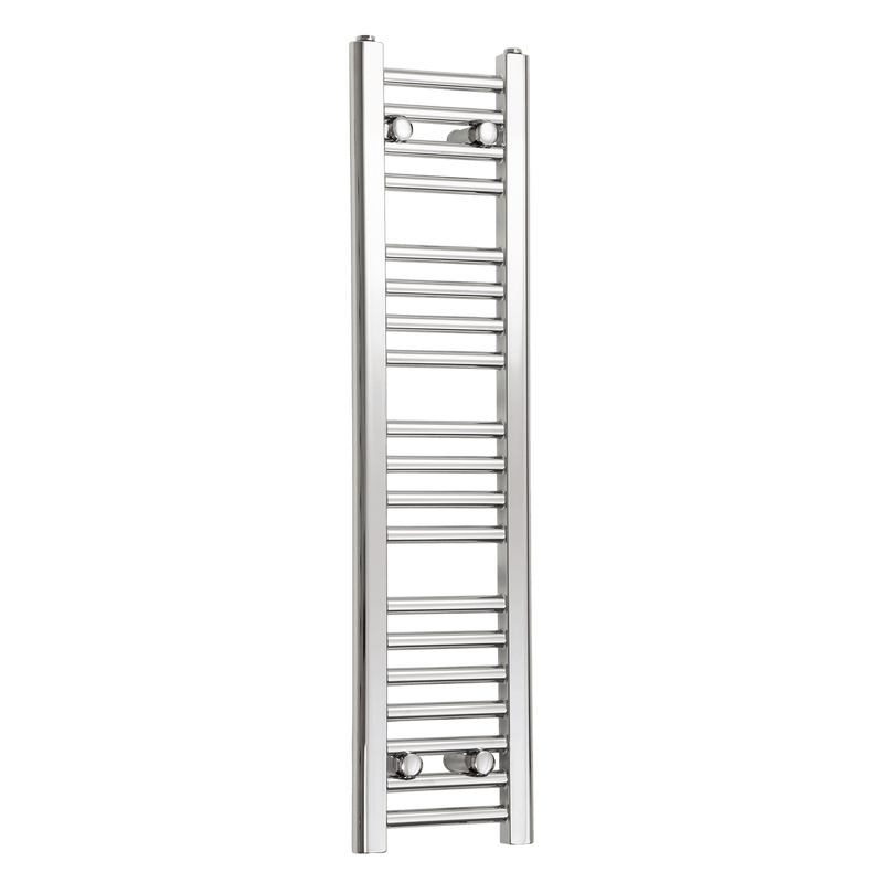Towel Rail Only 250mm Wide 1000mm High Flat Chrome Heated Towel Radiator