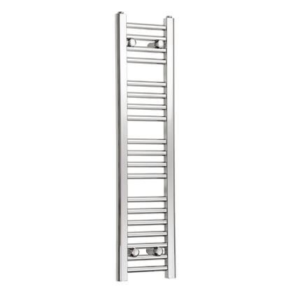 Towel Rail Only 250mm Wide 1000mm High Flat Chrome Heated Towel Radiator