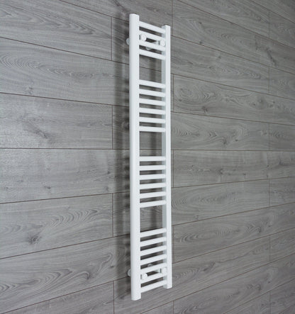 Towel Rail Only 250mm Wide 1200mm High Flat White Heated Towel Rail Radiator