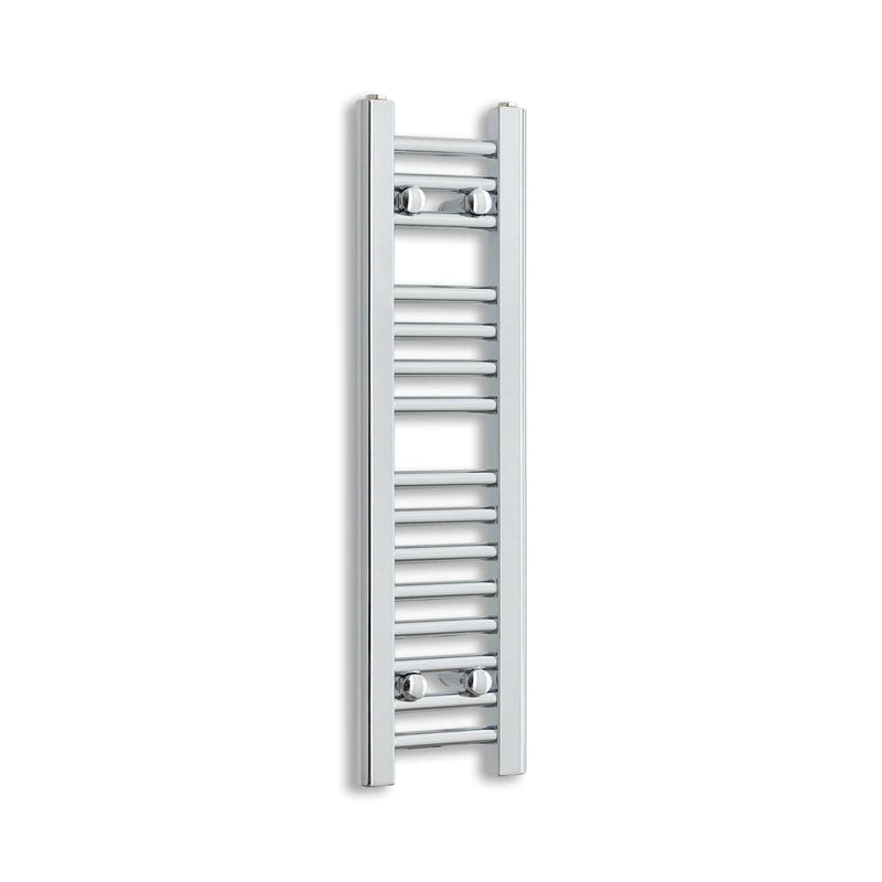 Towel Rail Only 250mm Wide 800mm High Flat Chrome Heated Towel Rail Radiator