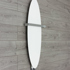 WHITE 300 x 1000 White Designer Heated Towel Rail Surf Style HTR