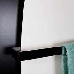 300 x 1000 White Designer Heated Towel Rail Surf Style HTR
