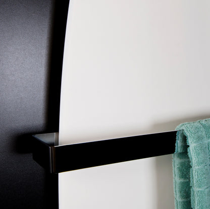 White Heated Towel Rail Dimensions - 950mm Pipe Centre, 1000mm Overall Width