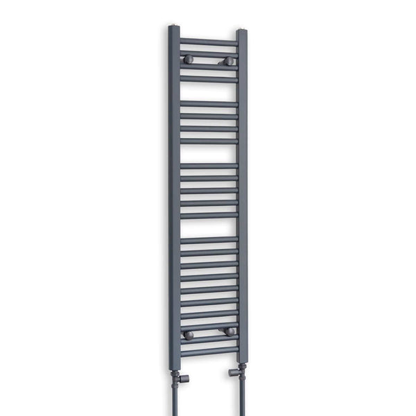 300 x 1200mm Flat Anthracite Sand Grey Heated Towel Radiator