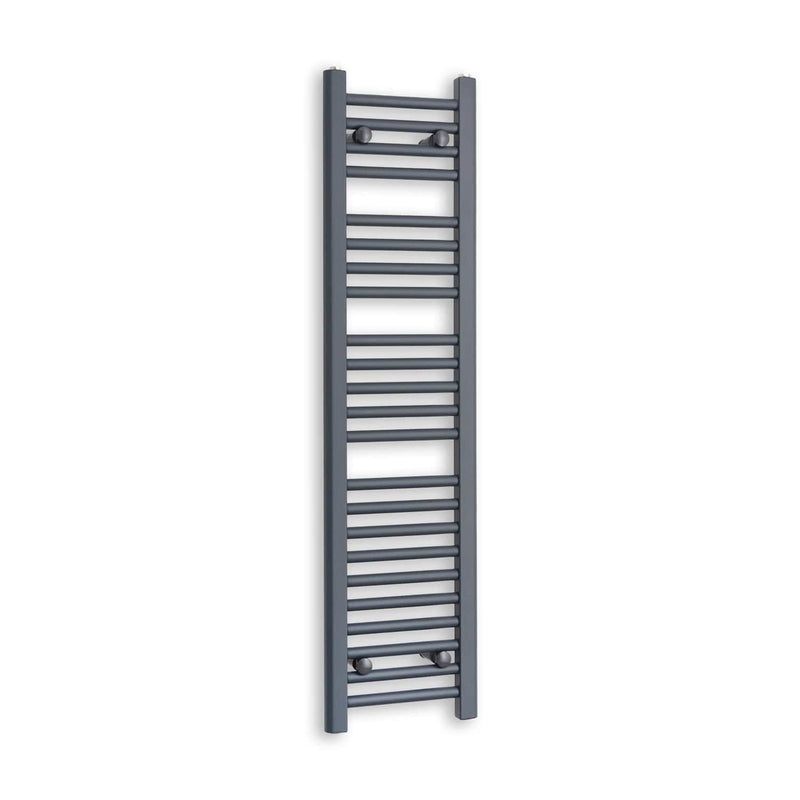 Towel Rail Only 300 x 1200mm Flat Anthracite Sand Grey Heated Towel Radiator