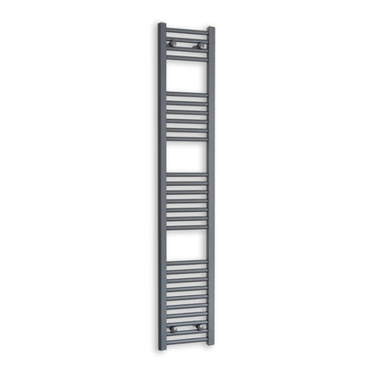 Towel Rail Only 300 x 1600 Flat Anthracite Sand Grey Towel Rail Radiator