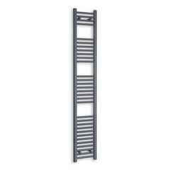 Towel Rail Only 300 x 1800 Flat Anthracite Sand Grey Heated Towel Radiator