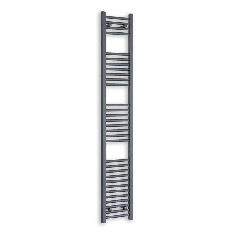 Towel Rail Only 300 x 1800 Flat Anthracite Sand Grey Heated Towel Radiator