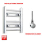 Thermostatic Element 300 x 400mm Flat Chrome Pre-Filled Electric Towel Radiator