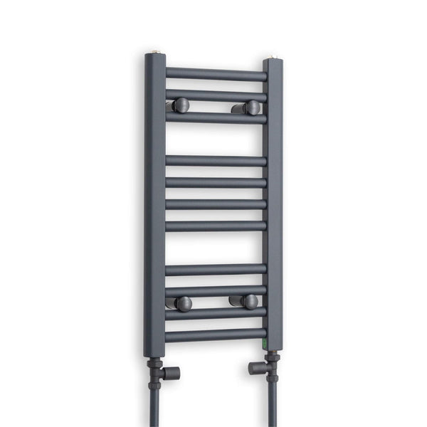 300 x 600 Flat Anthracite Sand Grey Heated Towel Rail