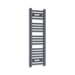 Towel Rail Only 300mm Wide 1000mm High Flat Anthracite Heated Towel Rail