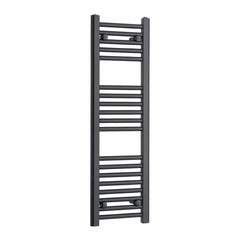 Towel Rail Only 300mm Wide 1000mm High Flat Black Towel Rail Radiator HTR