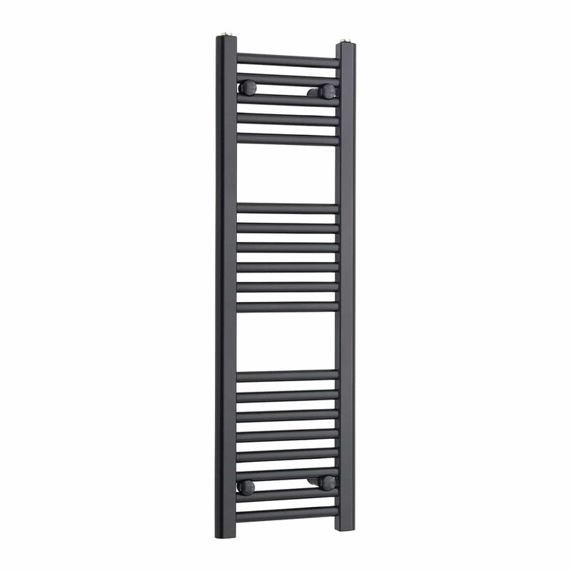 Towel Rail Only 300mm Wide 1000mm High Flat Black Towel Rail Radiator HTR