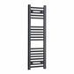Towel Rail Only 300mm Wide 1000mm High Flat Black Towel Rail Radiator HTR