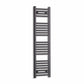 Towel Rail Only 300mm Wide 1200mm High Flat Black Heated Towel Rail Radiator