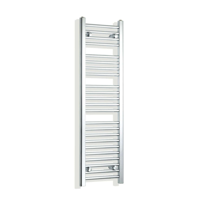 Towel Rail Only 300mm Wide 1200mm High Flat Chrome Heated Towel Radiator