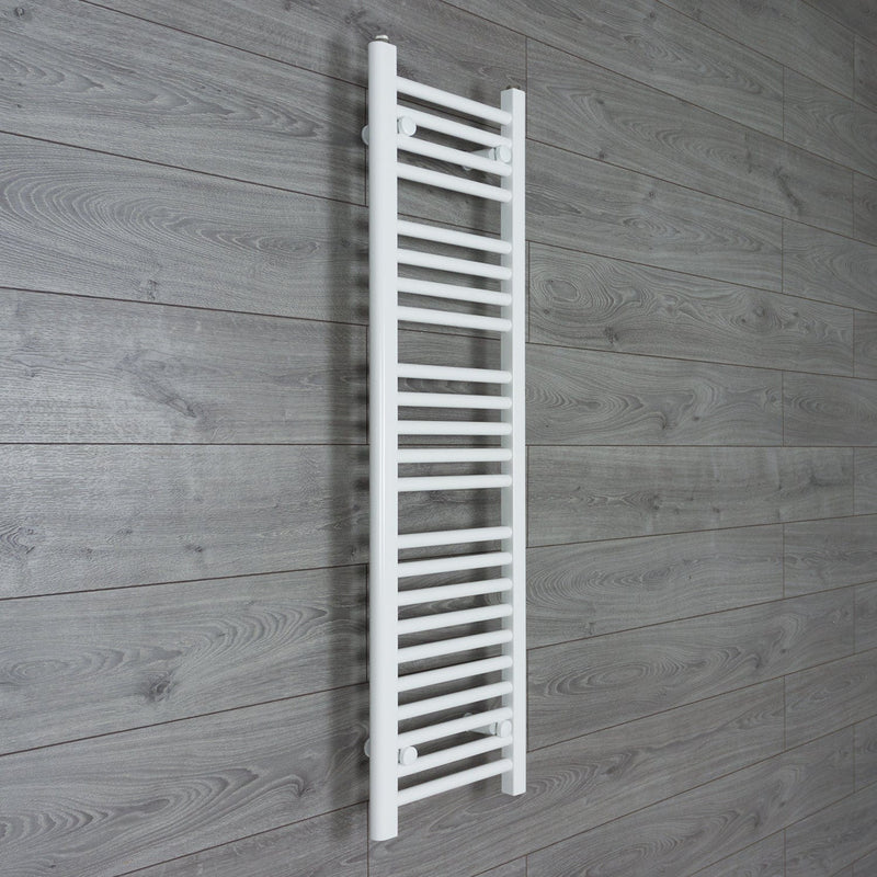Towel Rail Only 300mm Wide 1200mm High Flat White Towel Rail Radiator HTR