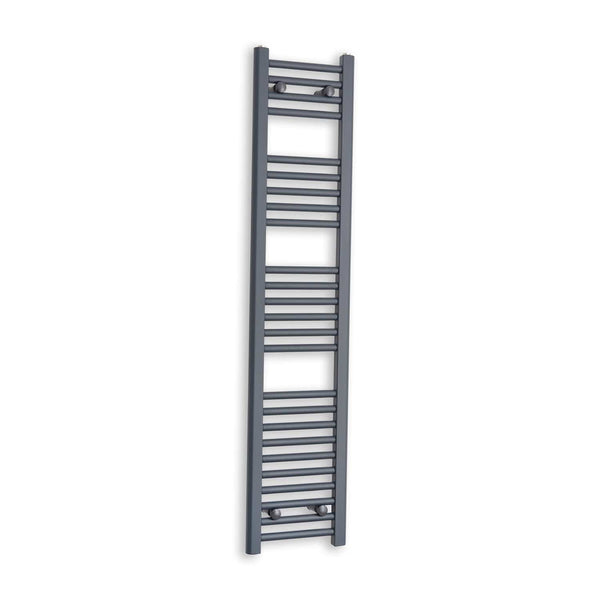 Towel Rail Only 300mm Wide 1400mm High Flat Anthracite Heated Towel Rail