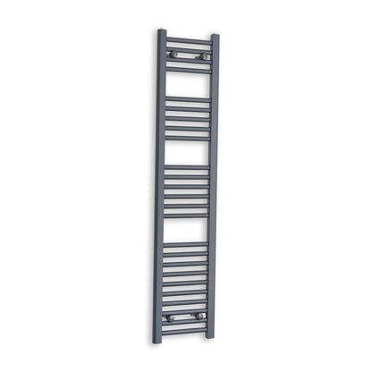 Towel Rail Only 300mm Wide 1400mm High Flat Anthracite Heated Towel Rail