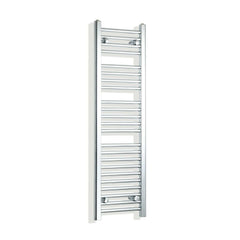Towel Rail Only 300mm Wide 1400mm High Flat Chrome Heated Towel Radiator