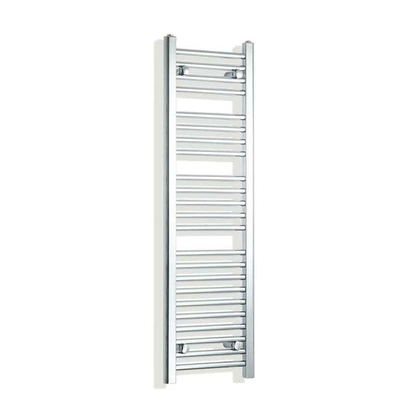 Towel Rail Only 300mm Wide 1400mm High Flat Chrome Heated Towel Radiator