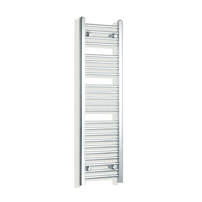 Towel Rail Only 300mm Wide 1400mm High Flat Chrome Heated Towel Radiator