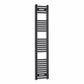 Towel Rail Only 300mm Wide 1600mm High Flat Black Heated Towel Rail Radiator