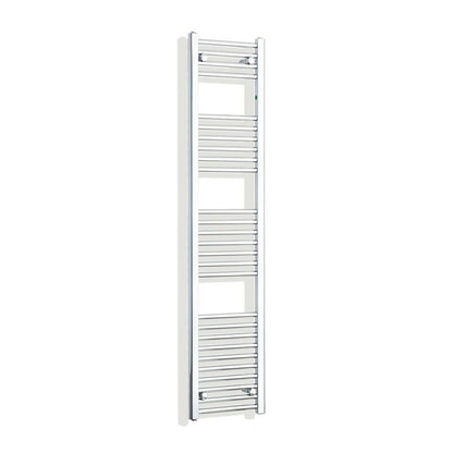 Towel Rail Only 300mm Wide 1600mm High Flat Chrome Towel Rail Radiator