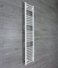 Towel Rail Only 300mm Wide 1600mm High Flat White Heated Towel Rail Radiator