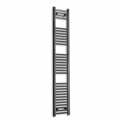 Towel Rail Only 300mm Wide 1800mm High Flat Black Towel Rail Radiator HTR