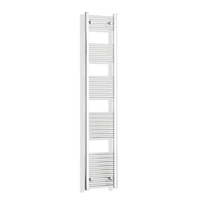 Towel Rail Only 300mm Wide 1800mm High Flat Chrome Heated Towel Rail