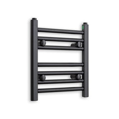 Towel Rail Only 300mm Wide 400mm High Flat Black Heated Towel Rail Radiator
