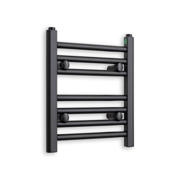 Towel Rail Only 300mm Wide 400mm High Flat Black Heated Towel Rail Radiator