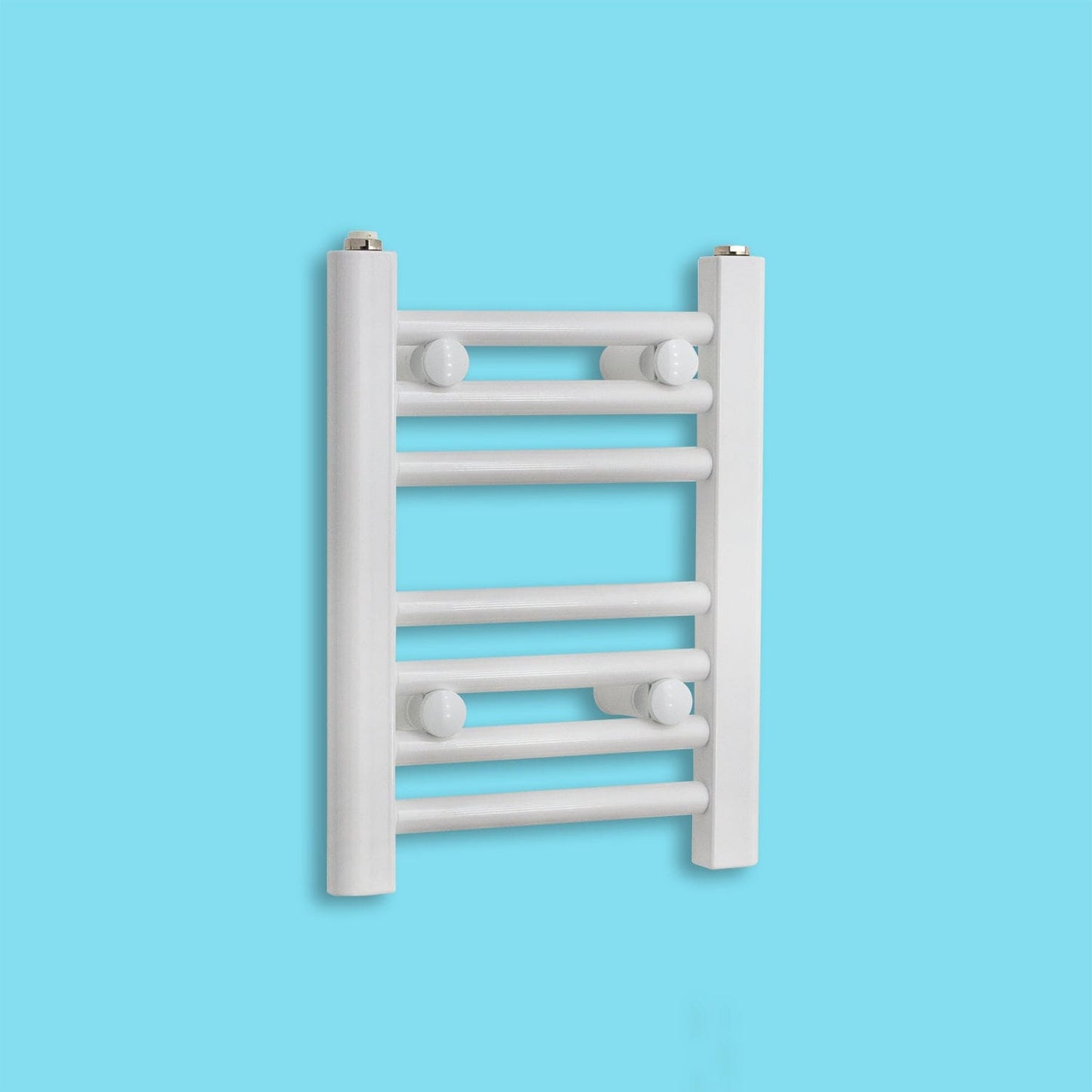 Towel Rail Only 300mm Wide 400mm High Flat White Heated Towel Rail Radiator