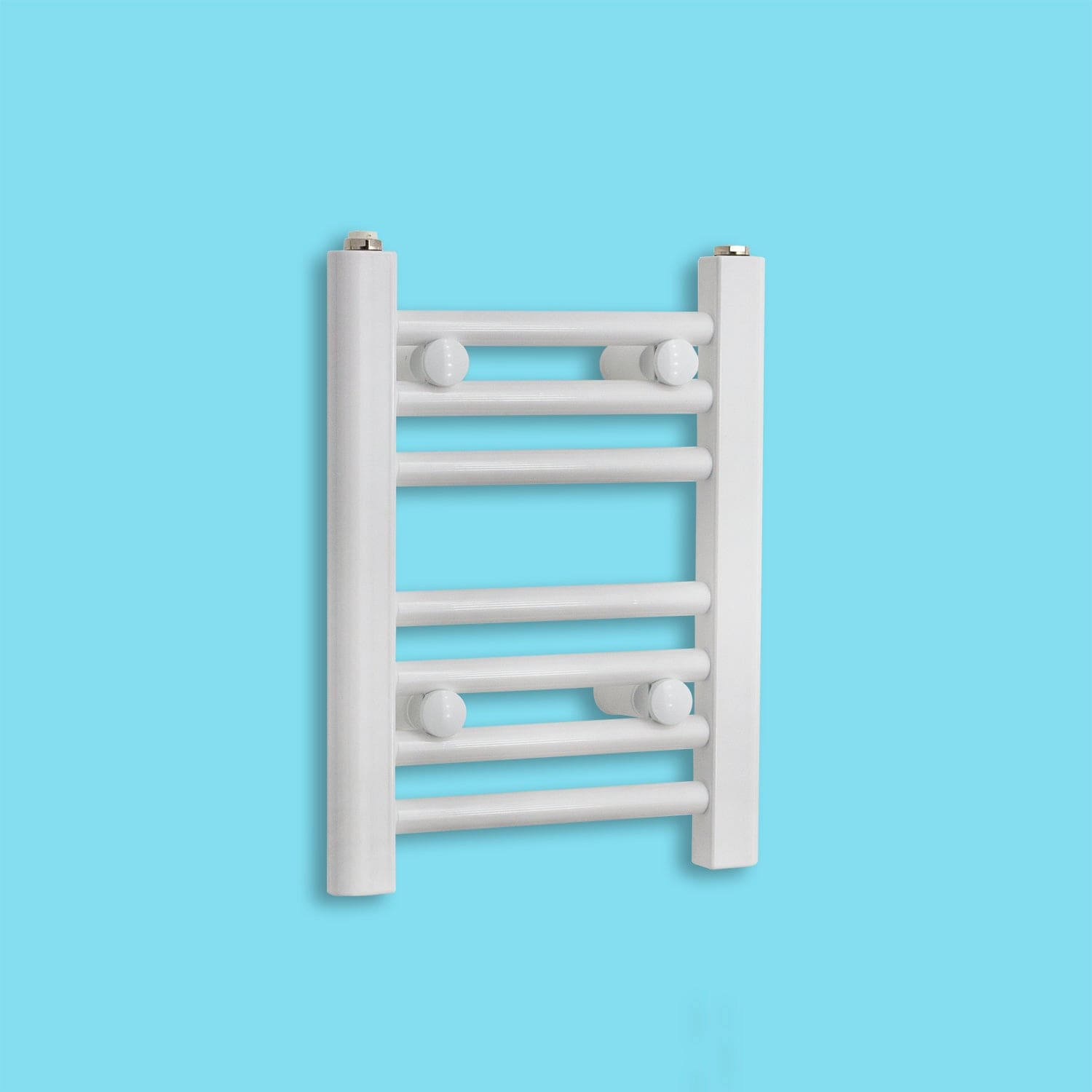 Towel Rail Only 300mm Wide 400mm High Flat White Heated Towel Rail Radiator