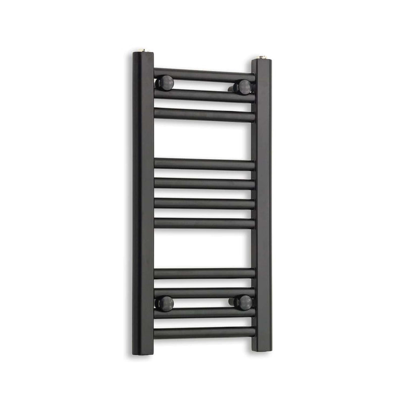Towel Rail Only 300mm Wide 600mm High Flat Black Heated Towel Rail Radiator